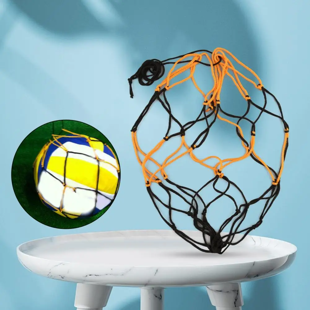 Ball Net Bag Practical Washable Drawstring Polypropylene Ball Carrying Bag Sports Equipment for Soccer