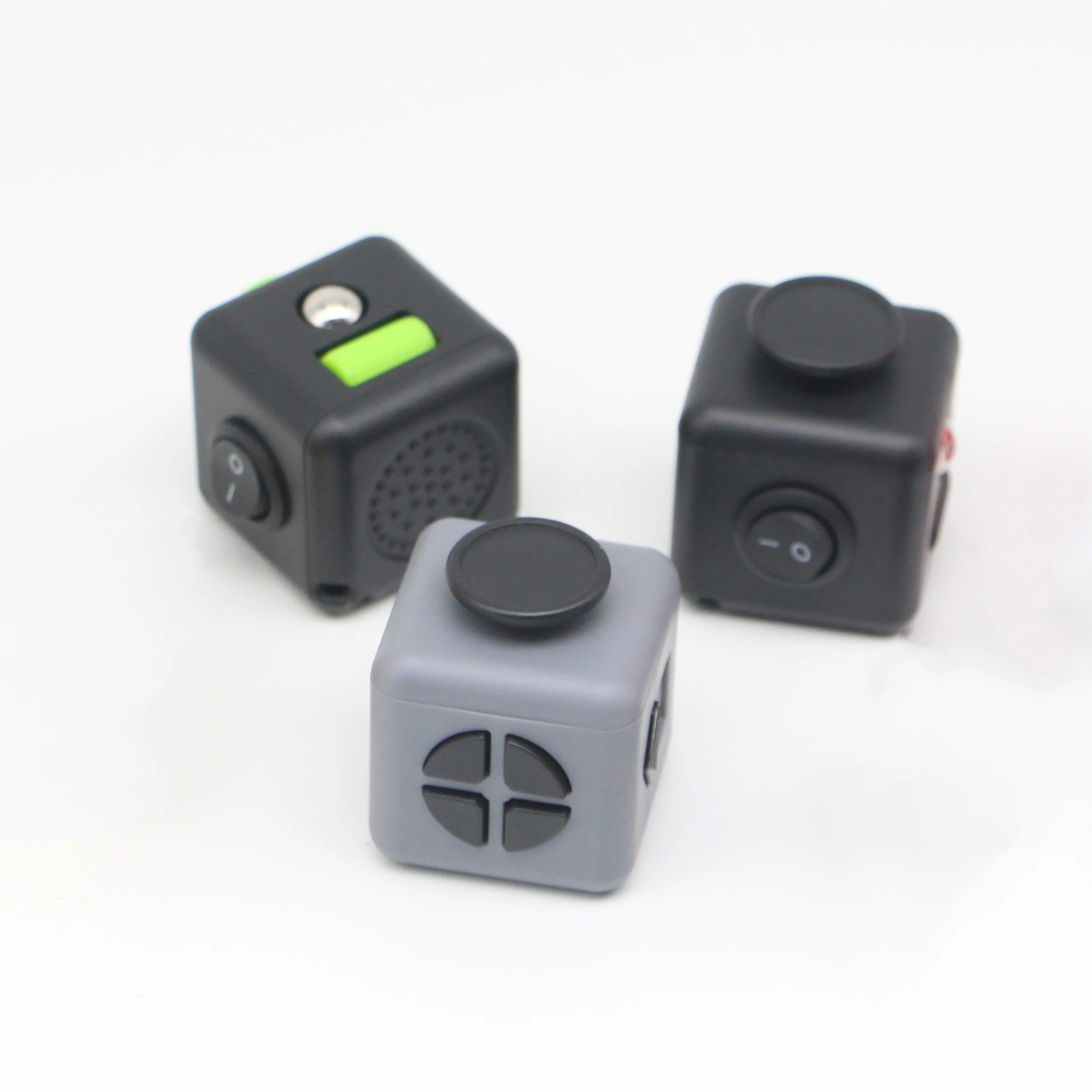 Fidget Toy 6-Sided Stress Relief Toy, Multi-Functional Finger Toy With Press, Squeeze & Slide Functions Stress Relief Finger Toy_voghion.com
