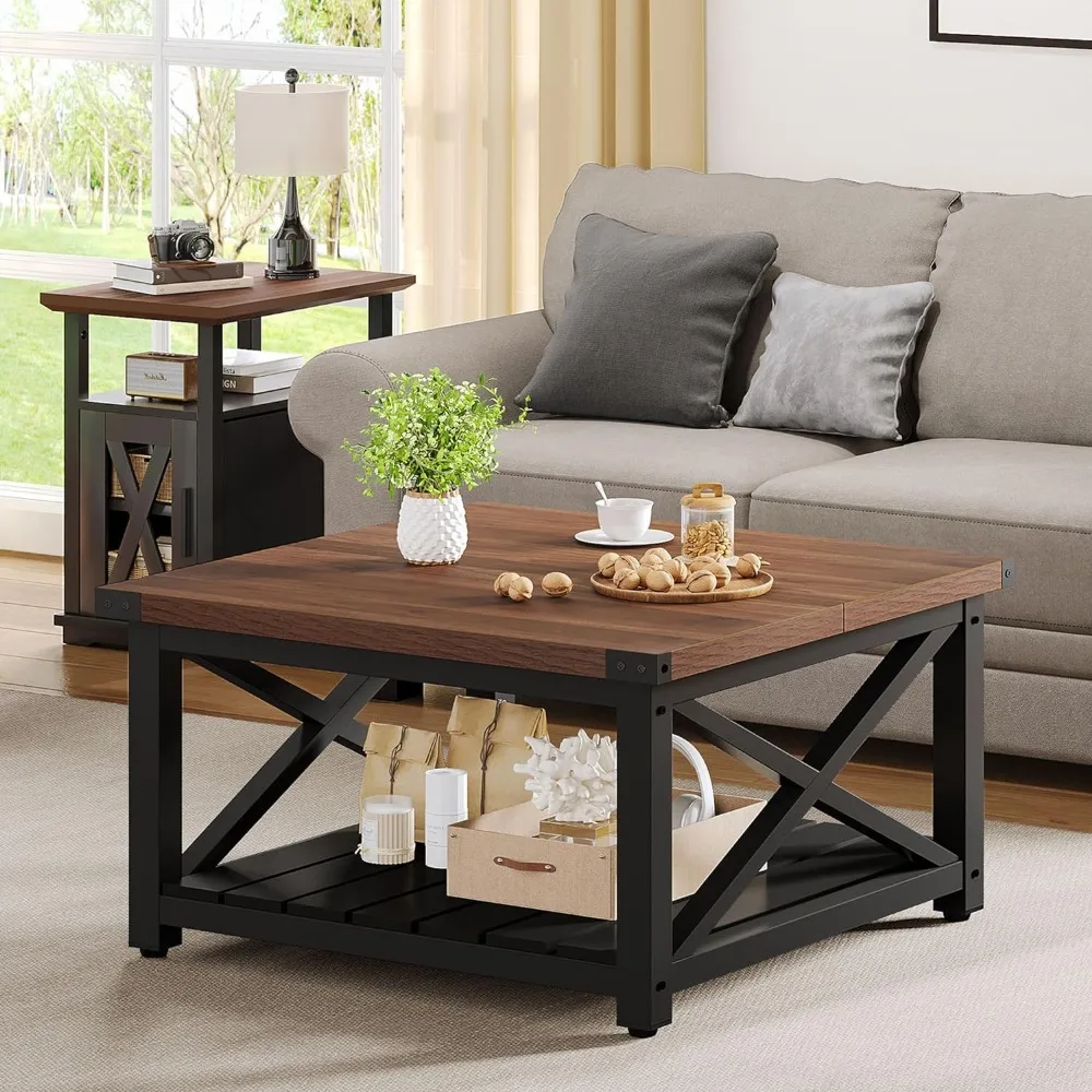 Square modern sale farmhouse coffee table