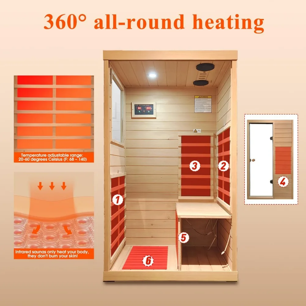 1-Person Infrared Home Sauna 3