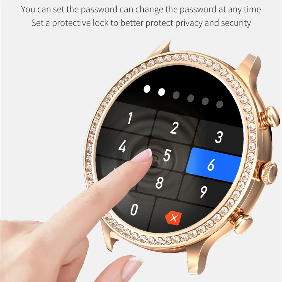 2024 New Fashion Bluetooth Call Smart Watch Women Health Monitoring Sports Bracelet Waterproof Custom Dial Men Smartwatch Ladies 2