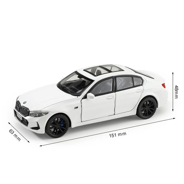 자동차 애호가를 위한 뛰어난 1/32 BMW 320i SUV 미니어처 다이캐스트 장난감 자동차 모델