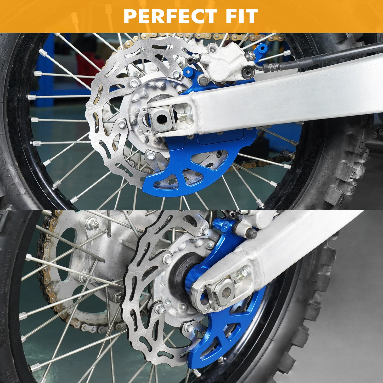 Disque De Frein Arrière 240 Mm Pour Yamaha YZ 125/250 2022+, YZ250F, YZ450F, YZ250FX, YZ450FX