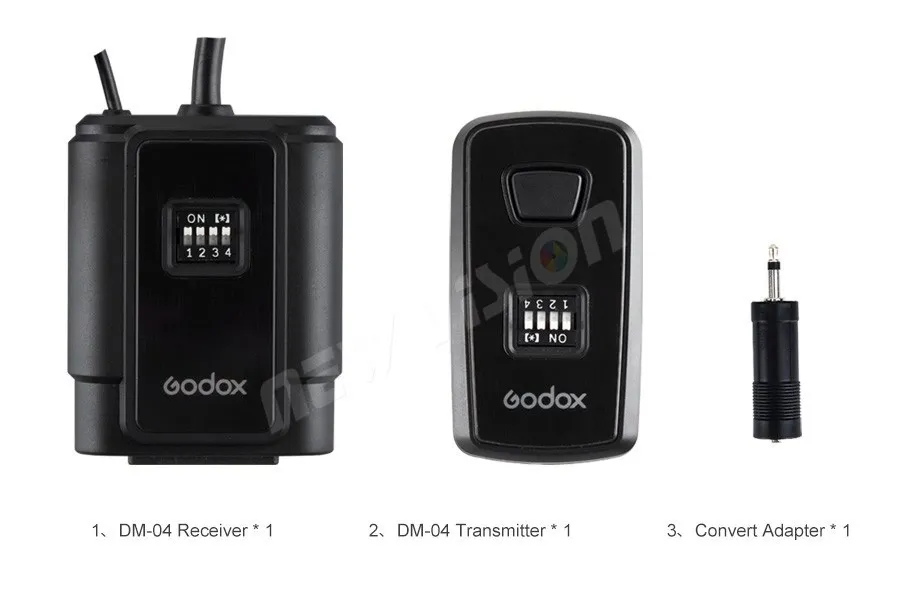 Godox DM-16 Channel Wireless Radio Remote Studio Flash Trigger For Canon Nikon O