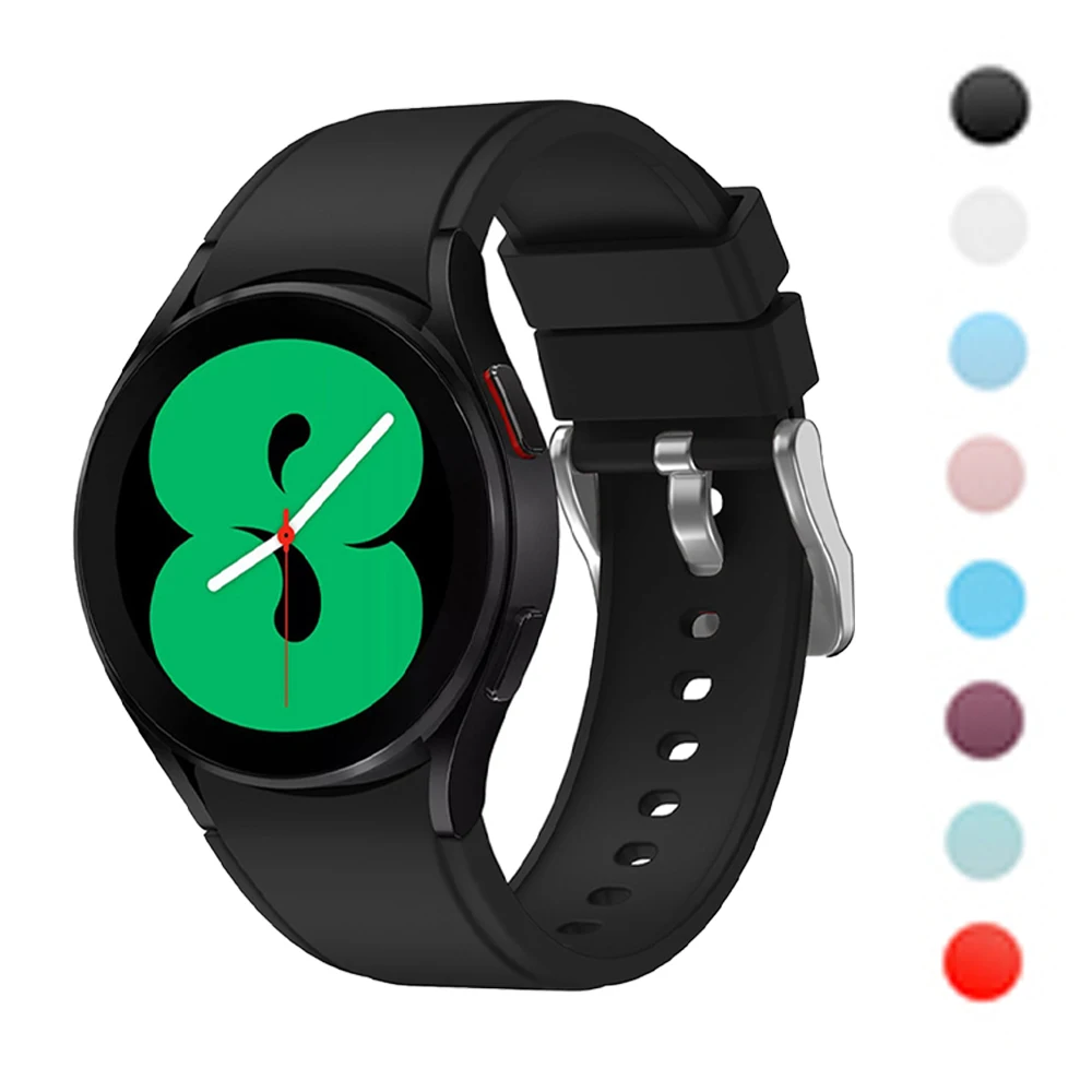 Cinturino Orologio 20Mm Per Samsung Galaxy Watch 4 Classic 46Mm 42Mm Smart Watch Cinturino Sportivo In Silicone Con Cinturino Sportivo Galaxy Watch 4