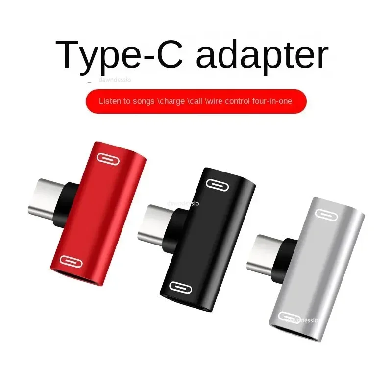 2 In 1 USB C Splitter Type C Male To Dual Type Female Headphone Charger Adapter usb to type c adapter,type c adapter