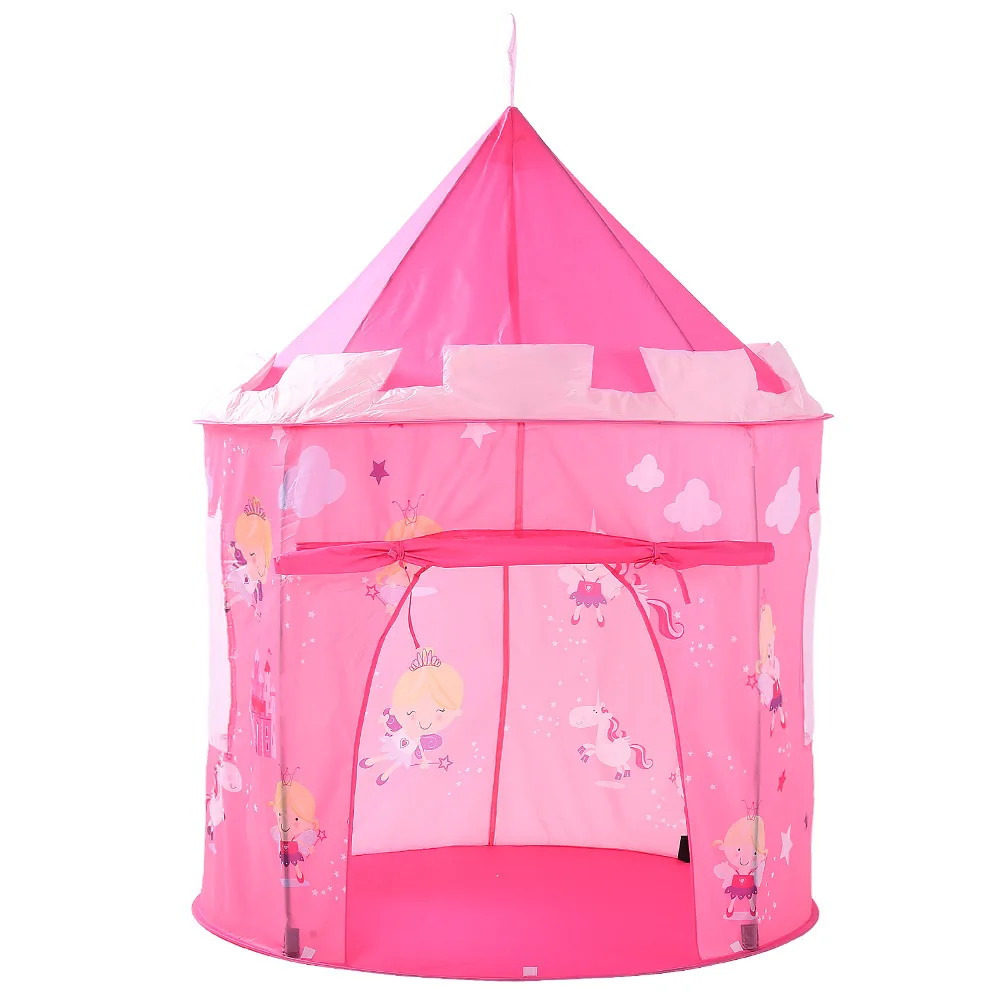 

135CM Kids Play Tent Ball Pool Tent Boy Girl Princess Castle Portable Indoor Outdoor Tents House Hut For Kids Toys
