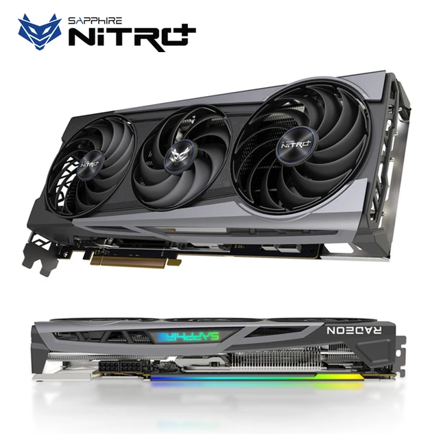 Sapphire RX 6800XT 6800 XT RX6800 Nitro + 16GB GPU Video Card Gaming Radeon RX6800XT Graphics Cards AMD Desktop PC Computer Game 1