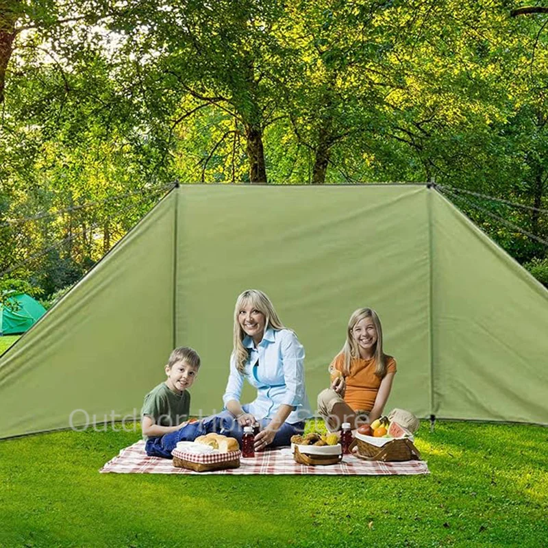 Fornello Da Esterno Parabrezza Pieghevole Escursionismo Picnic Wind Shelter Beach Bbq Frangivento Wind Blocker Campeggio Parabrezza Impermeabile