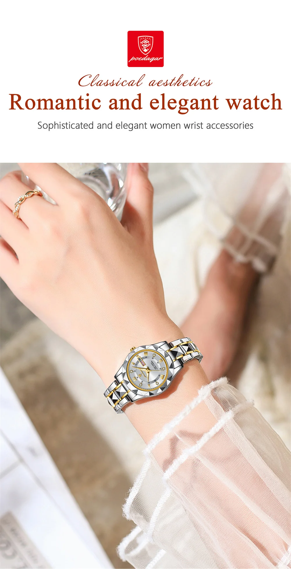 POEDAGAR 306 Women's Watch description image 3
