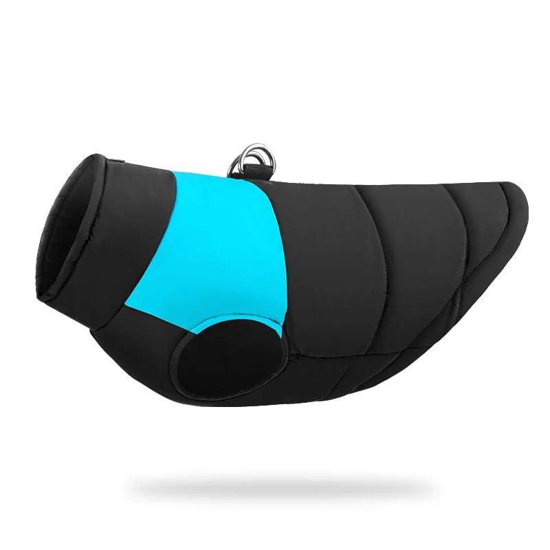 thumbnail image 1 of Ropa cálida de invierno para perros, chaleco impermeable para cachorros, chaqueta acolchada para mascotas, chaqueta con cremallera en la espalda, abrigo para perros pequeños, medianos y grandes, 1 of 5