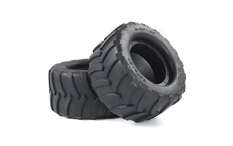 200*120mm RC Car Tires With Wheel for 1/5 X-MAXX Big X tires