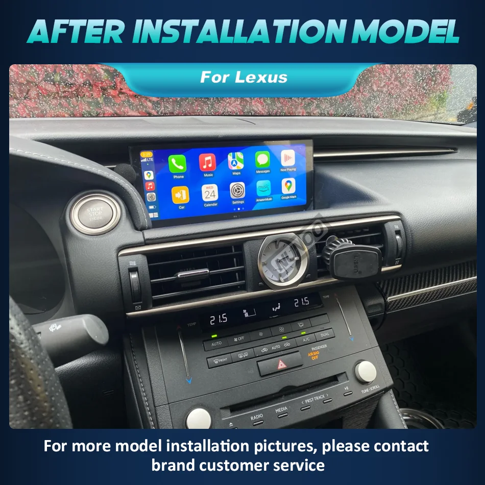 Lexus 용 안드로이드 14 차량용 라디오 IS RC 200 250 300 350 200t 300h 2013-2019 128GB 멀티미디어 비디오 플레이어 CarPlay Autoradio 4G