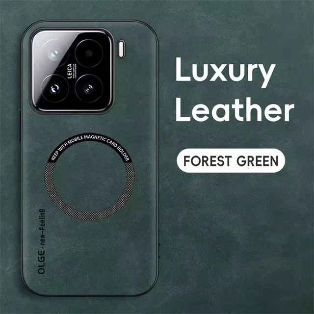 Enhanced Magsafe Leather Magnetic Shockproof Phone Case