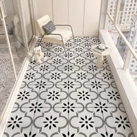 Balcony Foot Mat Home Decorative Kitchen Floor Mats Waterproof Anti-slip Rug PVC Leather Rug Sun-proof Oil-proof Ковер 러그 Tapis 1