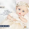 14 Inch New Reborn Doll 35CM Voice Girl  Bebe Baby With Fashion Clothes Smooth Soft Skin Vinyl Head Limbs Cotton Body Kids Gift 6