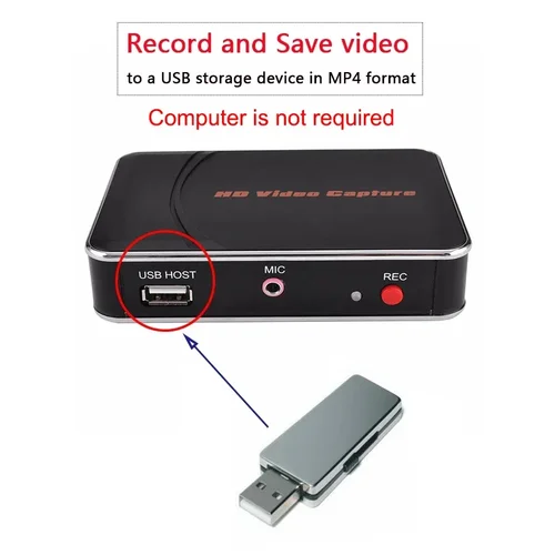 EZCAP HDMI 게임 캡처 카드 비디오 레코드 박스, 280HD, 1080P, 30fps, 게임 녹음기, Xbox PS3 PS4 마이크 입력, USB 디스크에, PC 필요 없음 4
