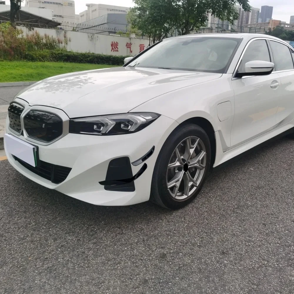 BMW i3 2022 2023 2024 MP 스타일 자동차 프론트 범퍼 스플리터 스포일러 디퓨저 트림 커버 카본룩 자동차 액세서리 바디 키트