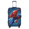 Spider Man Web Shooting Leap Poster Suitcase Cover Business Protection Flight Strectch Luggage Accesories 2
