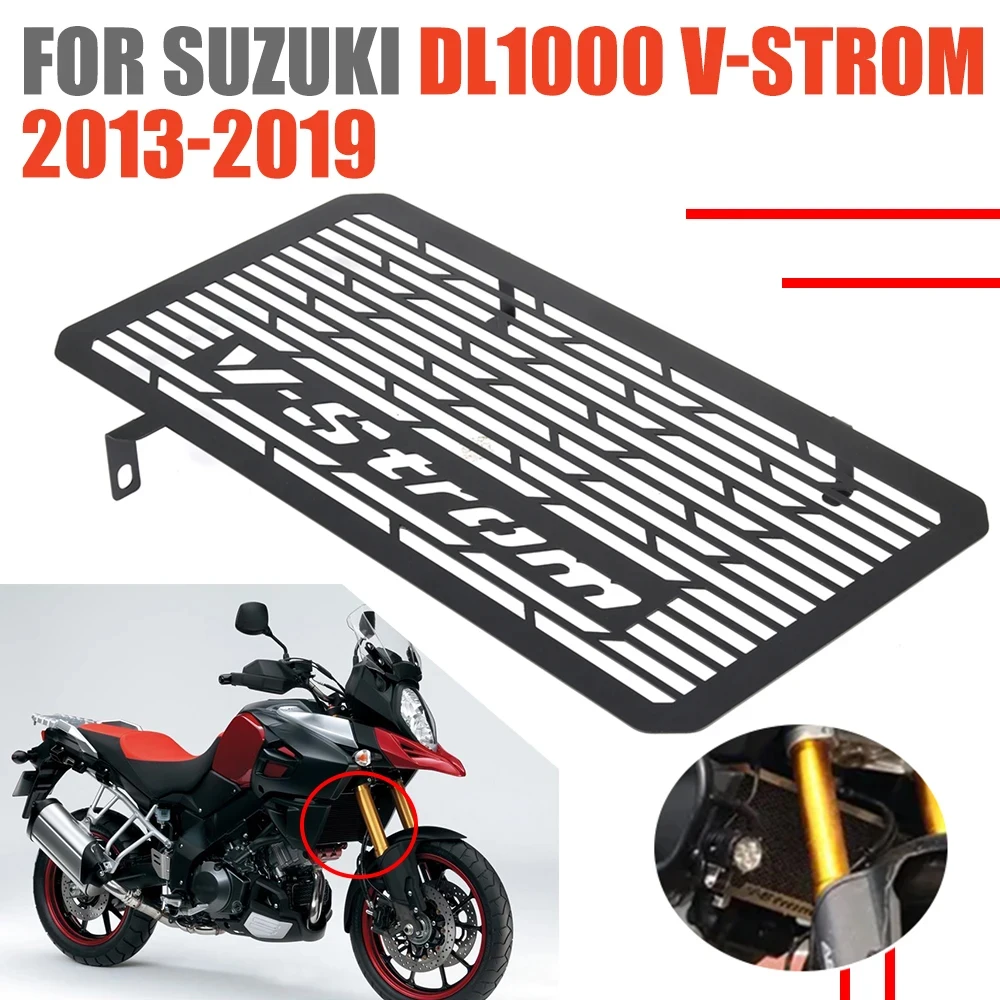 

Сетчатый Чехол для решетки радиатора для SUZUKI DL1000 vдополнительный V-дополнительный DL 1000 VStrom1000 2013 - 2019 аксессуары для мотоциклов