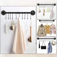 Kitchen Hook Hanging Rod Rack Punching Multi-functional Spatula Storage Wall-mounted Rack Kitchenware Bathroom Home  Big Storage 2