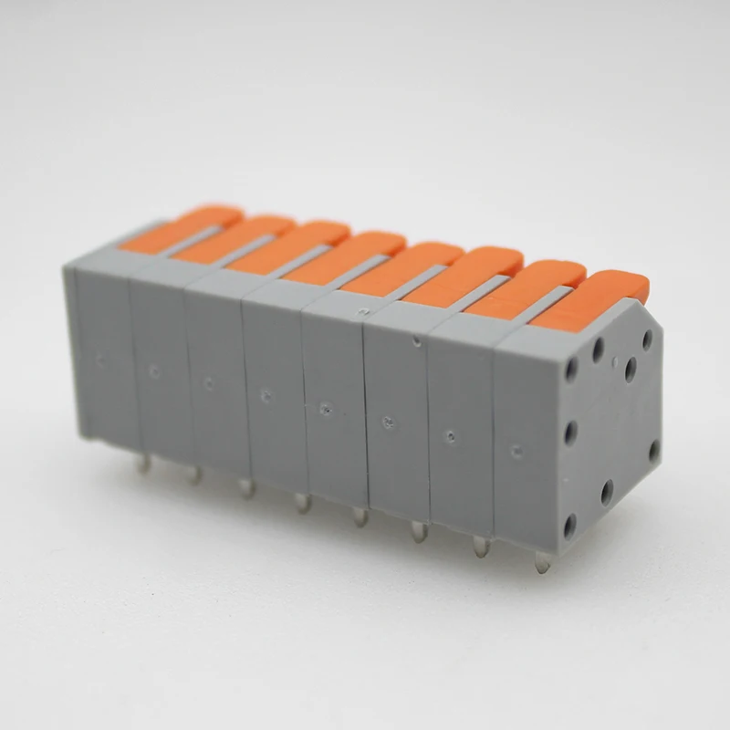 Wire Connectors 25Pcs/50PCS PCB terminal block DA806R 2604 2.5mm&sup2; spacing 5.0 mm pitch gray 2604-1102 3 4 5 6