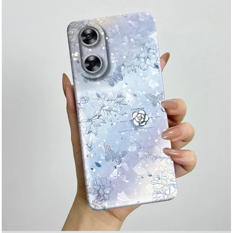 Aesthetic Flowers Silicone Soft Protective Phone Case