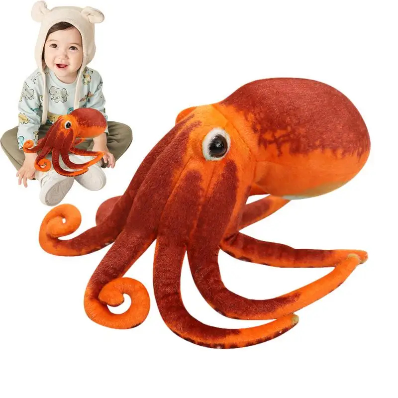 

Octopus Plush Cute Stuffed Animal Extra Soft Lovely Adorable Decorative Realistic Octopus Stuffed Animal For Animal Themed Party