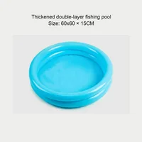 Summer  Inflatable Swimming Pool Portable  Outdoor Paddling Pool 60cm Round  Bath Room Swimming Ring Toys 5