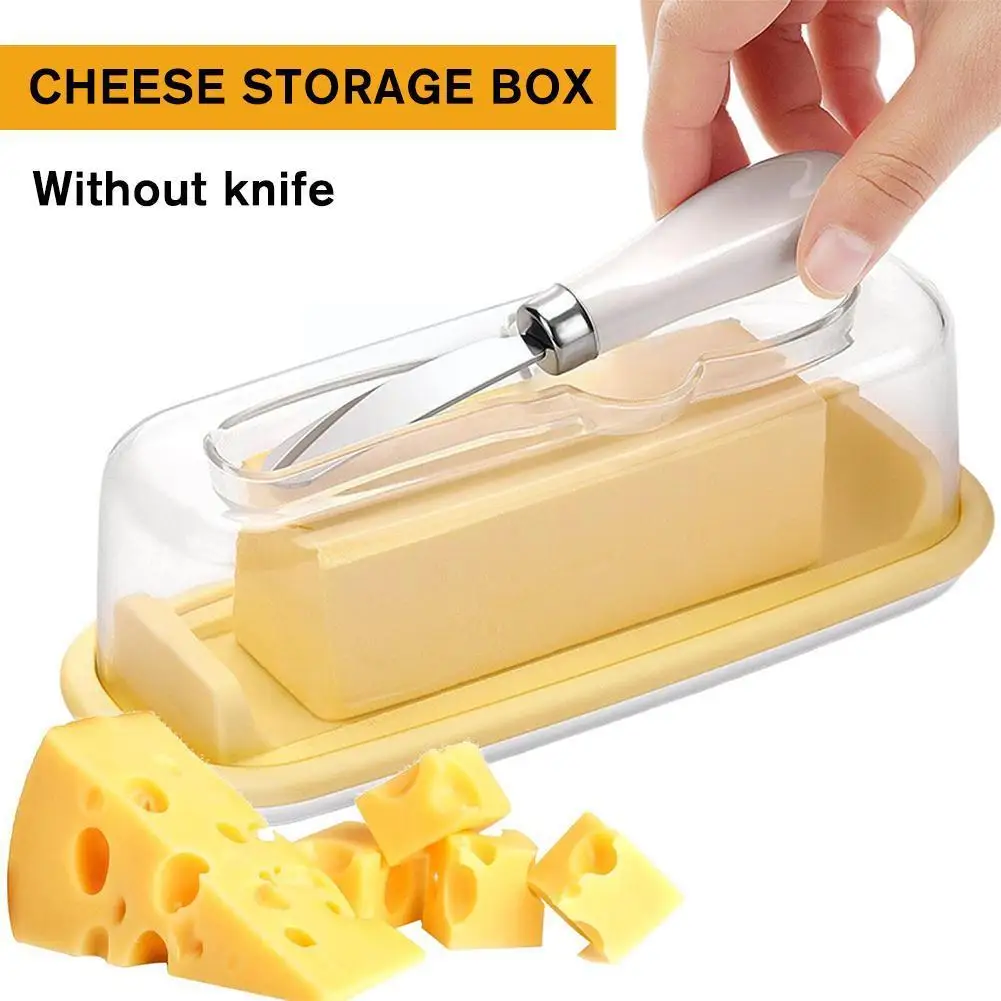 Cheese Storage Box Sealed Square Sandwich Meat Containers For Butter