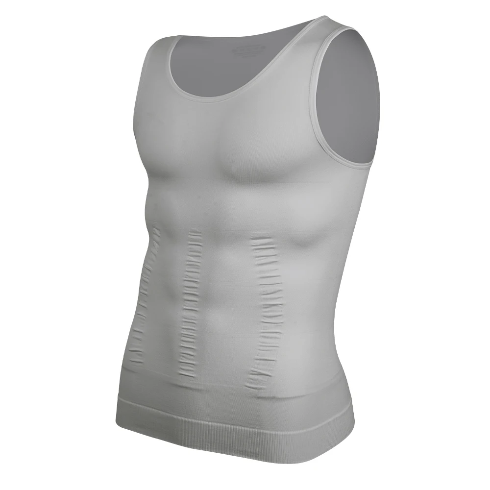 メンズコンプレッションシャツ,ボディシェイパー,スリミングベスト,タイトなおなかの下着,タンクトップ