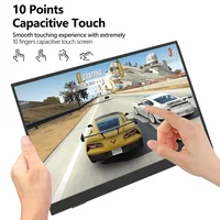 14.1 Inch Touch Screen Portable Monitor 100%sRGB 400cd/m2 Gaming Computer Expand Display For XBox PS4/ 5 Switch Loptop - Image 3