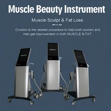  Vertical Electromagnetic Massage Machine EMS Magnetic Lean Pacemaker Body Muscle Training Fat Sculpting Weight Loss Equipment 