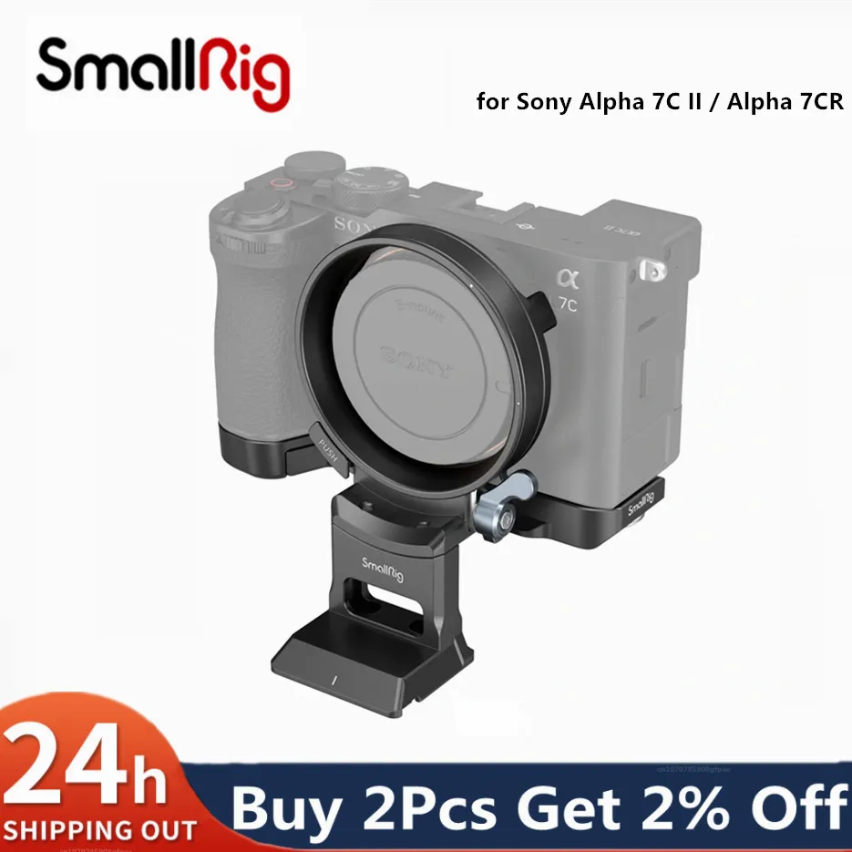 Kit Piastra Di Montaggio Orizzontale-Verticale Smallrig Con Piastra Di Montaggio Inferiore Per Sony Alpha 7C Ii / Alpha 7Cr 4570