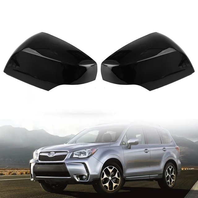91059AJ220 Replacement Part X AUTOHAUX Right Side Rear View Mirror Cover For Subaru Forester 2014-2018 - Black ABS ABS Mirror Protection Cap