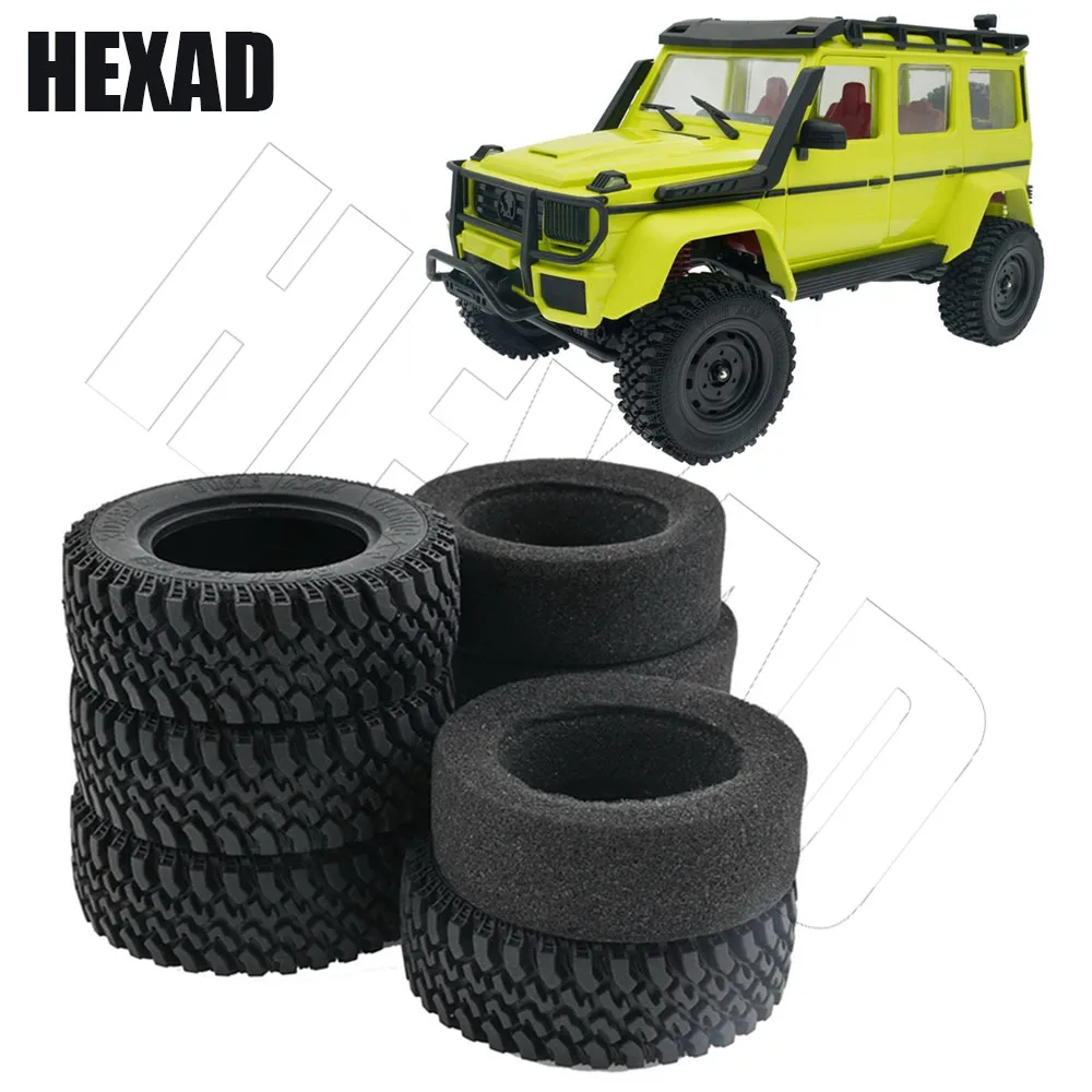 4PCS MN86 Rubber Wheel Tire with Foam Foam for 1/12 MN86S MN86KS MN86 MN86K MN G500 RC Car