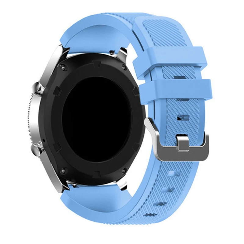 Breathable Silicone Watch Strap, 22mm, Universal Fit Accessories