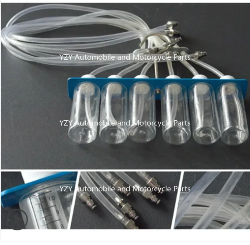 New Injector Flow Meter Test Kit Common Rail Adaptor Fuel Tester Set