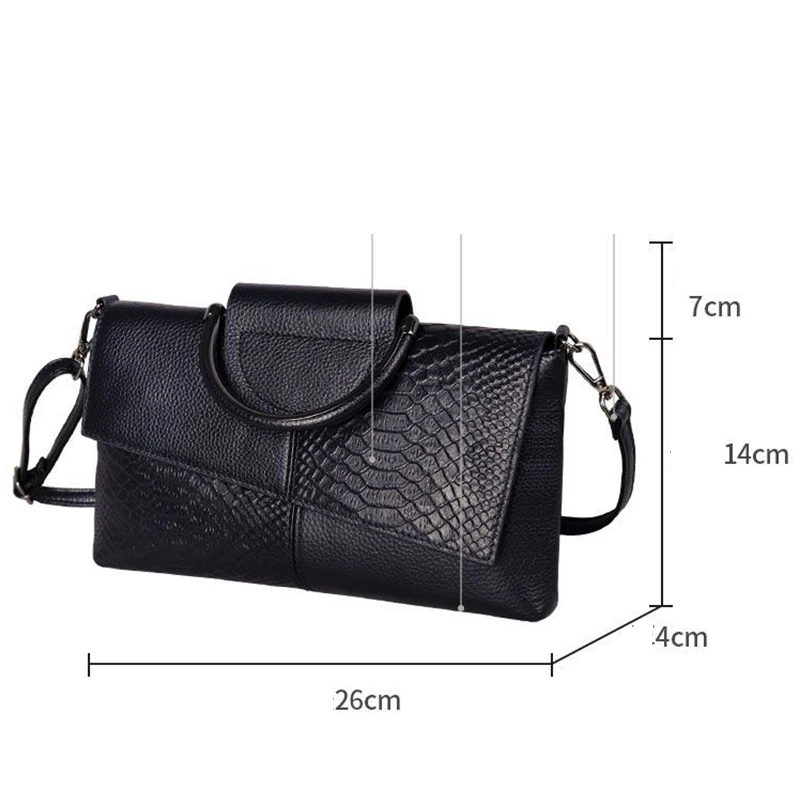 Stylish PU Synthetic Leather Women's Shoulder Crossbody Bag Fashion Casual Dinner Wedding Alligator Pattern Flap Handbag Purse