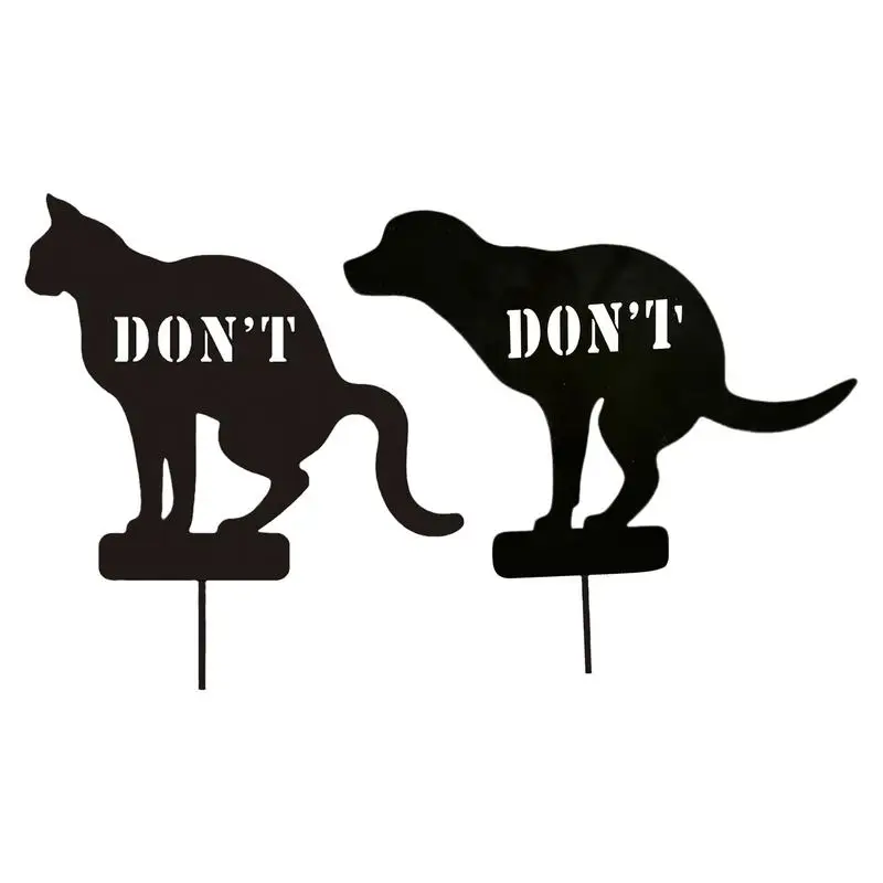 

1 шт. чугунный знак, заглушка для сада, карточка двор «don't», искусственная трава, Декор, предотвращает падение собак и кошек на вашу лужайку