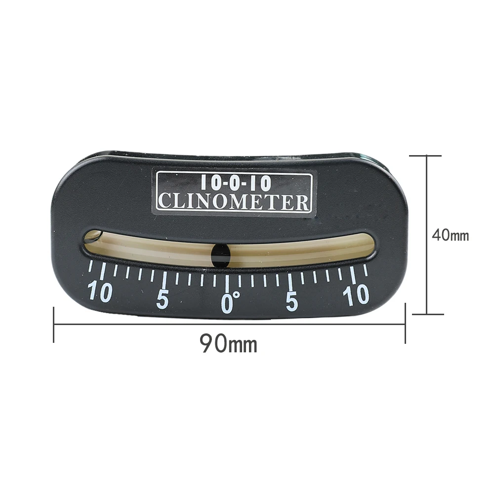 ETOPOO 10-0-10 Inclinometer Mini Protractor Gauge Ship's Route Inclinometer  for Modern Boats Mounts 3