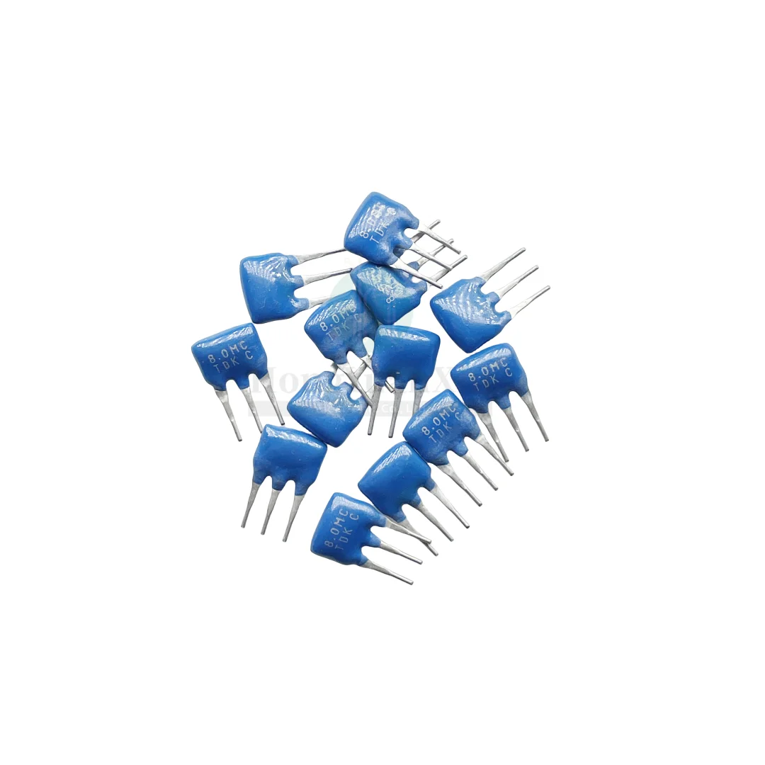 50PCS/original TDK 8MHZ 8M ceramic crystal oscillator filter FCR8.0MC5T 8.000MHZ in-line 3P smooth surface