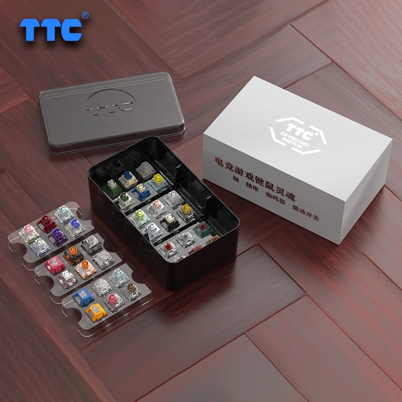Ttc 36 Teclado Mecânico Interruptor Testador Coelho Interruptor Tigre Mel Velocidade Chama de Prata Roxo Azul Branco Netuno Venus Congelado - Imagem 3