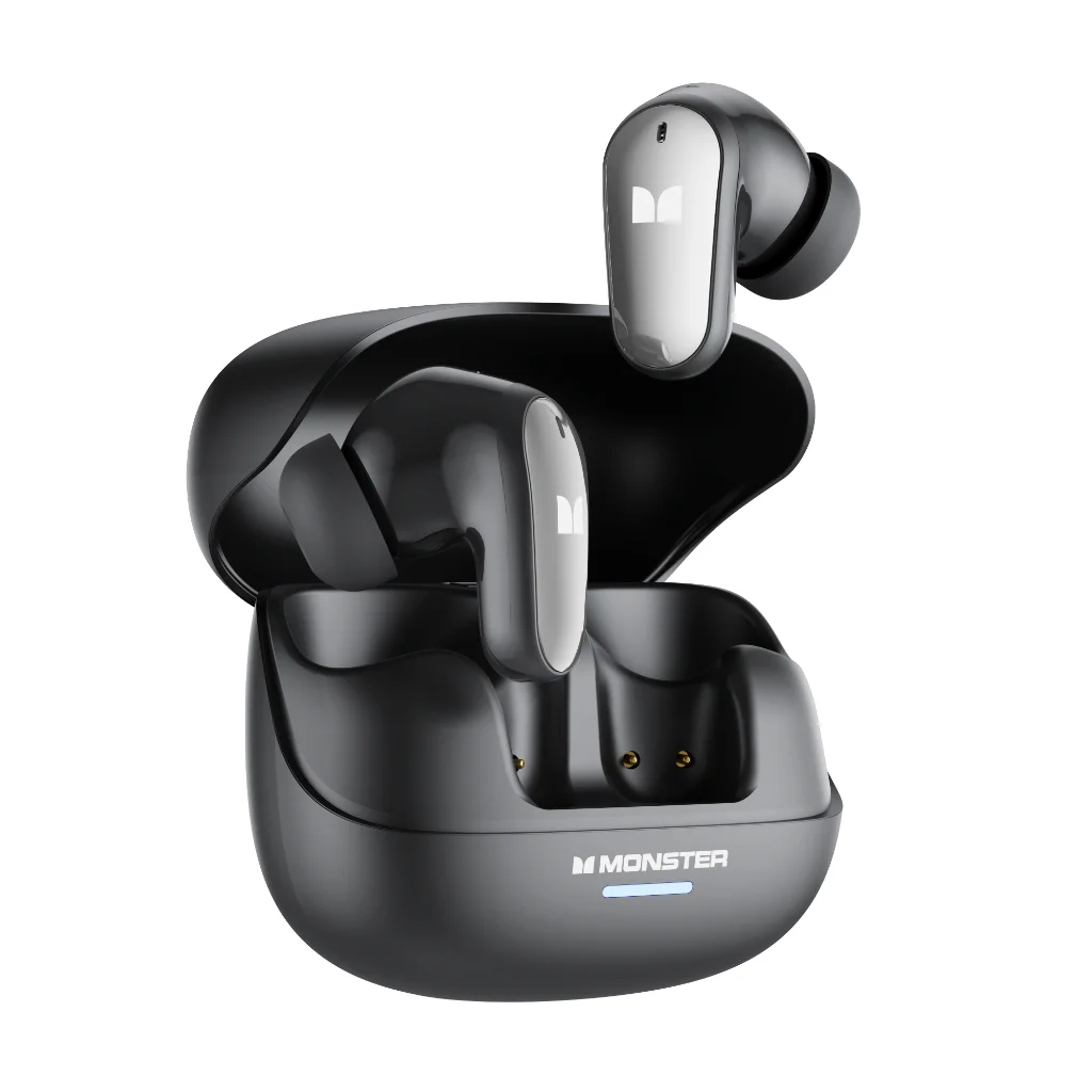 Нова бездротова ігрова гарнітура Monster MQT52 TWS Bluetooth 5.4 HIFI Стерео Музика Навушники Розмовляючі навушники з шумозаглушенням