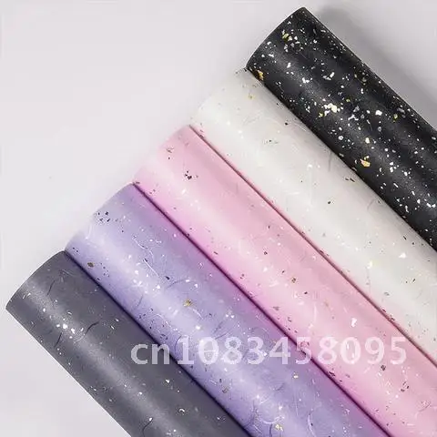 

Silver Gold Shiny Waterproof Flower Wrapping Papers Christmas Gift Wrapping Papers Craft Valentine's Day Gift Packing Papers