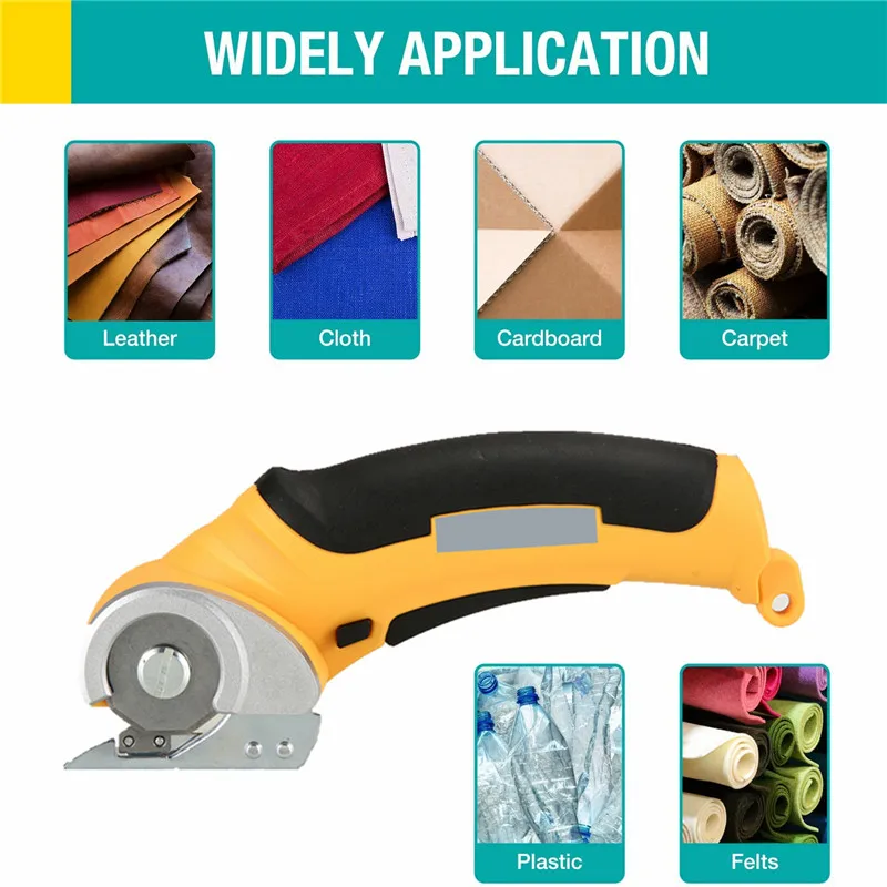 Electric Scissors Rechargeable Cordless Electric Cutter Shear for Cardboard  Leather Fabric Scrapbook Carpet Electric Sewing Tool