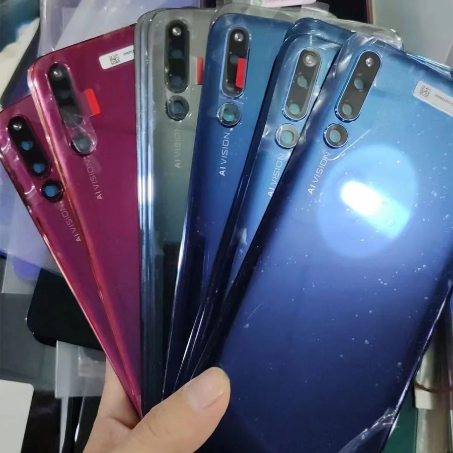 

Original Battery Cover For Huawei Honor Magic 2 Back Cover Glass Magic2 TNY-AL00 Rear Door Housing Case With Camera Lens