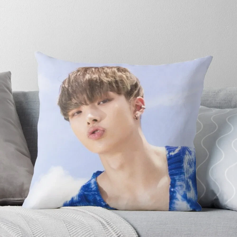 

Ateez Mingi Throw Pillow Pillowcases Bed Cushions luxury sofa pillows Anime