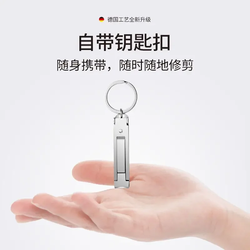 Xiaomi Youpin Foldable Ultra-thin Portable Stainless Steel Nail Toe Cutter Scissor Manicure Pedicure Tool Fingernail Clipper