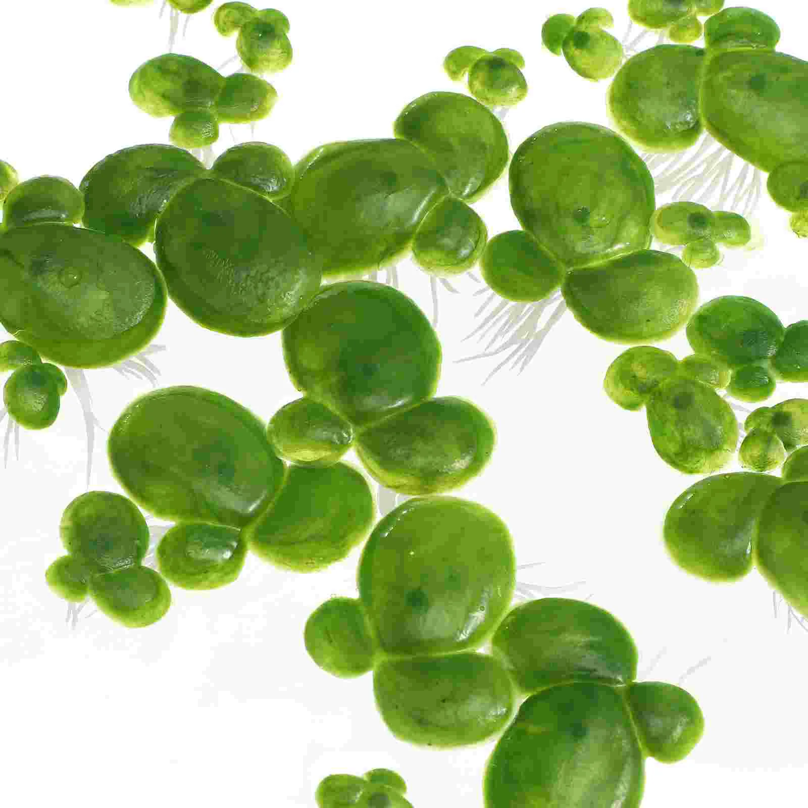 2 Packs/36PCS Artificial Plant Duckweed Plants Fish Tank Grass Aquarium Fake for Realistic Leaf